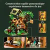 LUMIBRICKS Misty Forest Cabin - Cabane tropicale sur pilotis avec effet brume, 2 867 pièces et 12 lumières — 4 LUMIBRICKS Misty Forest Cabin - Cabane tropicale sur pilotis avec effet brume, 2 867 pièces et 12 lumières — 4