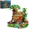 LUMIBRICKS Misty Forest Cabin - capanna nel bosco con camino in stile vintage — 1 LUMIBRICKS Misty Forest Cabin - capanna nel bosco con camino in stile vintage — 1