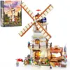 LUMIBRICKS Dutch Windmill Millhouse - Farm Life building set with 11 LED lights, 2,297 pieces — 1 LUMIBRICKS Dutch Windmill Millhouse - Farm Life building set with 11 LED lights, 2,297 pieces — 1