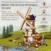 LUMIBRICKS Dutch Windmill Millhouse - Farm Life building set with 11 LED lights, 2,297 pieces — 2 LUMIBRICKS Dutch Windmill Millhouse - Farm Life building set with 11 LED lights, 2,297 pieces — 2