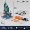 LUMIBRICKS Neon Tech Station - Cyberpunk-Datenturm mit LED-Kern — 2 LUMIBRICKS Neon Tech Station - Cyberpunk-Datenturm mit LED-Kern — 2