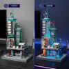 LUMIBRICKS Neon Tech Station - Cyberpunk-Datenturm mit LED-Kern — 4 LUMIBRICKS Neon Tech Station - Cyberpunk-Datenturm mit LED-Kern — 4