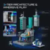 LUMIBRICKS Neon Tech Station - Cyberpunk modular building set, 1,282 pieces and 13 LEDs — 3 LUMIBRICKS Neon Tech Station - Cyberpunk modular building set, 1,282 pieces and 13 LEDs — 3