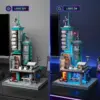 LUMIBRICKS Neon Tech Station - Cyberpunk modular building set, 1,282 pieces and 13 LEDs — 4 LUMIBRICKS Neon Tech Station - Cyberpunk modular building set, 1,282 pieces and 13 LEDs — 4