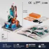 LUMIBRICKS Neon Tech Tower - Tour cyberpunk modulaire à construire, 2 227 pièces et 27 LED — 3 LUMIBRICKS Neon Tech Tower - Tour cyberpunk modulaire à construire, 2 227 pièces et 27 LED — 3