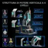 LUMIBRICKS Neon Tech Tower - torre cyberpunk illuminata da costruire — 3 LUMIBRICKS Neon Tech Tower - torre cyberpunk illuminata da costruire — 3