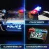 LUMIBRICKS Véhicule de patrouille de police - Voiture de police flottante à construire avec LED et drone, 372 pièces — 5 LUMIBRICKS Véhicule de patrouille de police - Voiture de police flottante à construire avec LED et drone, 372 pièces — 5