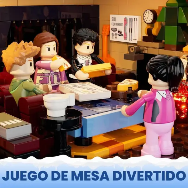 LUMIBRICKS Cabaña de esquí - Chalet alpino nevado con chimenea y 10 puntos de luz — 5 LUMIBRICKS Cabaña de esquí - Chalet alpino nevado con chimenea y 10 puntos de luz — 5