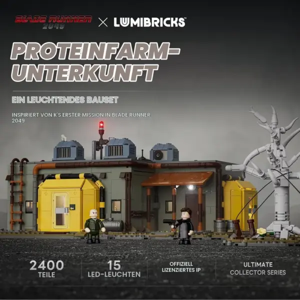 LUMIBRICKS Protein Farm - Blade Runner 2049 Farmhaus mit 15 Lichteffekten — 2 LUMIBRICKS Protein Farm - Blade Runner 2049 Farmhaus mit 15 Lichteffekten — 2