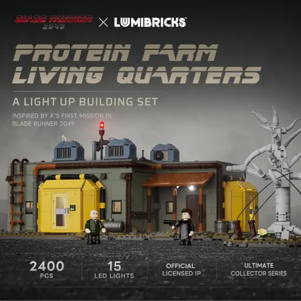 LUMIBRICKS Protein Farm - Blade Runner 2049 living quarters building set, 2,325 pieces — 2 LUMIBRICKS Protein Farm - Blade Runner 2049 living quarters building set, 2,325 pieces — 2