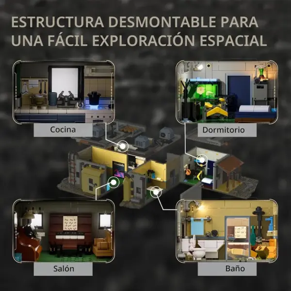 LUMIBRICKS Blade Runner 2049 Protein Farm Living Quarters - Granja futurista iluminada — 5 LUMIBRICKS Blade Runner 2049 Protein Farm Living Quarters - Granja futurista iluminada — 5