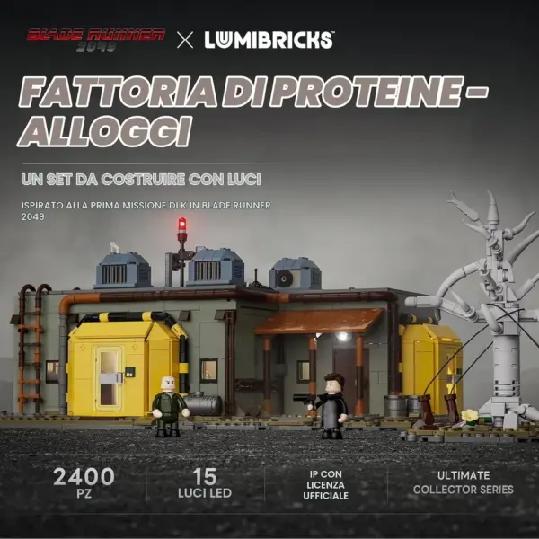 LUMIBRICKS Protein Farm Living Quarters - abitazione futuristica con illuminazione LED — 2 LUMIBRICKS Protein Farm Living Quarters - abitazione futuristica con illuminazione LED — 2