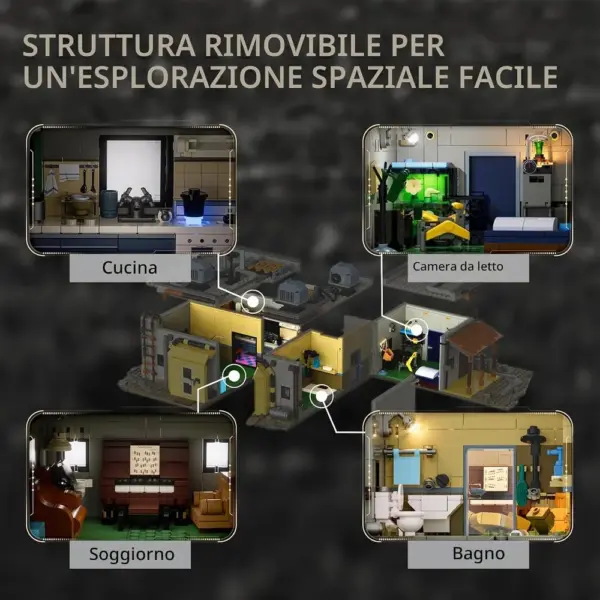 LUMIBRICKS Protein Farm Living Quarters - abitazione futuristica con illuminazione LED — 5 LUMIBRICKS Protein Farm Living Quarters - abitazione futuristica con illuminazione LED — 5