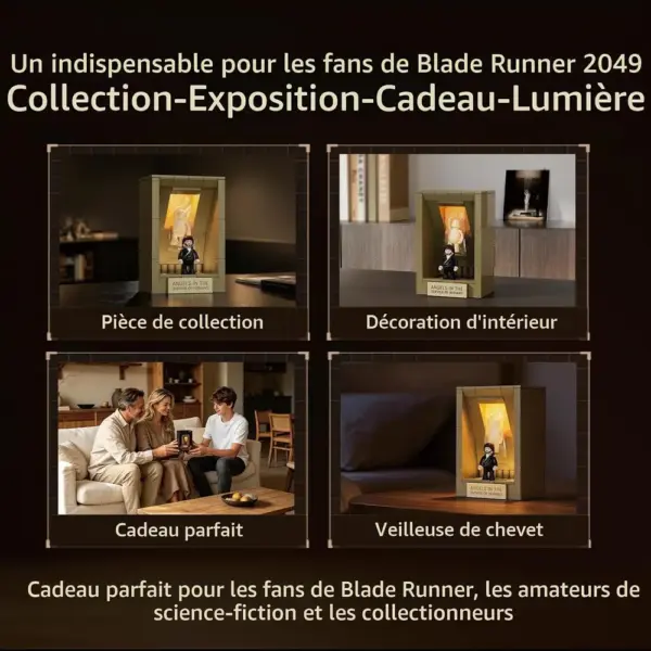LUMIBRICKS La création du réplicant - Scène Blade Runner 2049 à construire avec lumière ambrée, 170 pièces — 5 LUMIBRICKS La création du réplicant - Scène Blade Runner 2049 à construire avec lumière ambrée, 170 pièces — 5