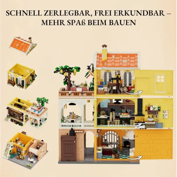 LUMIBRICKS Italienisches Familienrestaurant - Pizzeria und Café mit Licht — 3 LUMIBRICKS Italienisches Familienrestaurant - Pizzeria und Café mit Licht — 3