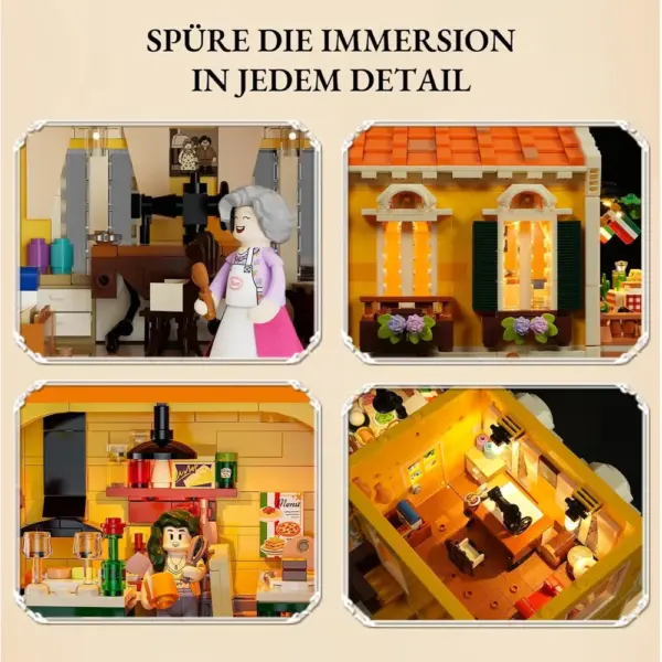 LUMIBRICKS Italienisches Familienrestaurant - Pizzeria und Café mit Licht — 4 LUMIBRICKS Italienisches Familienrestaurant - Pizzeria und Café mit Licht — 4