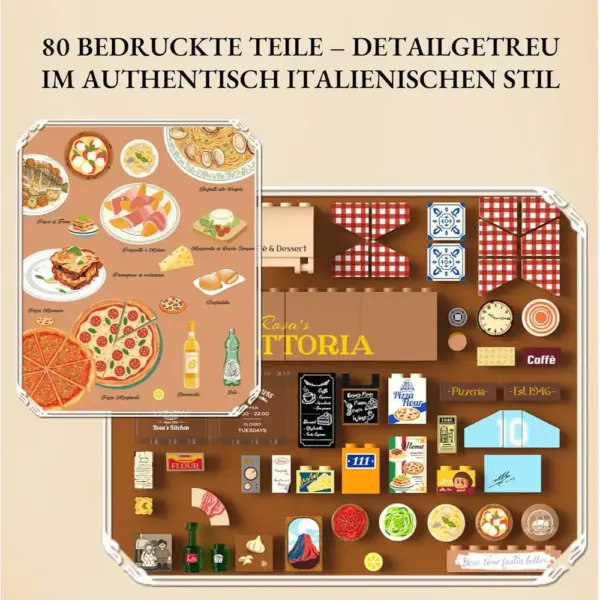 LUMIBRICKS Italienisches Familienrestaurant - Pizzeria und Café mit Licht — 5 LUMIBRICKS Italienisches Familienrestaurant - Pizzeria und Café mit Licht — 5