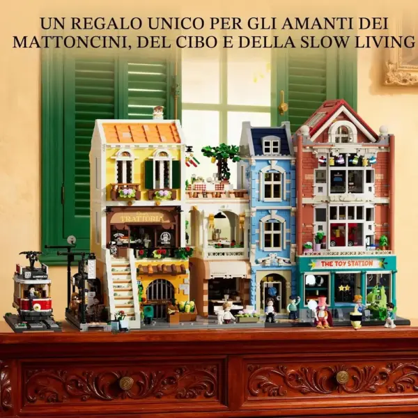 LUMIBRICKS Ristorante italiano familiare - pizzeria e caffè modulari con illuminazione LED — 5 LUMIBRICKS Ristorante italiano familiare - pizzeria e caffè modulari con illuminazione LED — 5