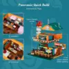 LUMIBRICKS Seafood Restaurant - Coastal modular building set with 15 LED lights, 2,484 pieces — 2 LUMIBRICKS Seafood Restaurant - Coastal modular building set with 15 LED lights, 2,484 pieces — 2