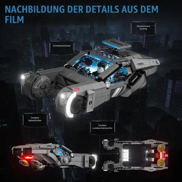 LUMIBRICKS K’s Spinner - Schwebendes Polizeifahrzeug mit LED — 3 LUMIBRICKS K’s Spinner - Schwebendes Polizeifahrzeug mit LED — 3
