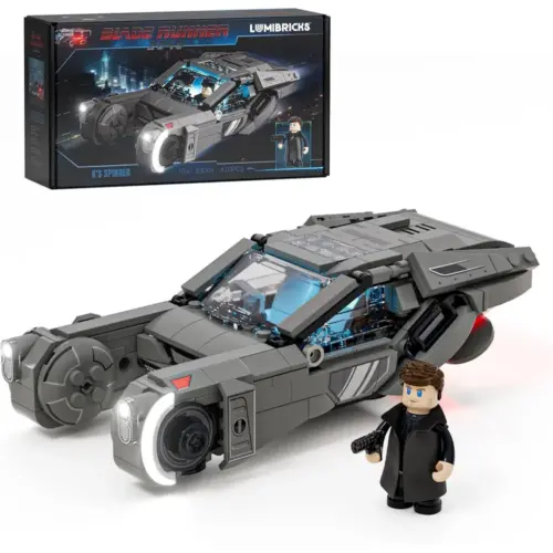 LUMIBRICKS K’s Spinner - Blade Runner 2049 flying car building set with LED lights, 410 pieces — 1 LUMIBRICKS K’s Spinner - Blade Runner 2049 flying car building set with LED lights, 410 pieces — 1