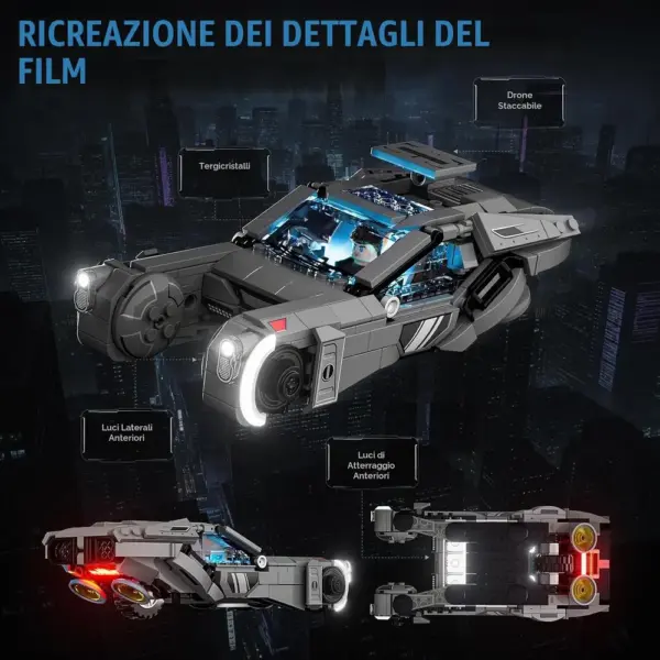 LUMIBRICKS K’s Spinner - auto volante di Blade Runner 2049 con illuminazione LED — 3 LUMIBRICKS K’s Spinner - auto volante di Blade Runner 2049 con illuminazione LED — 3