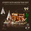 LUMIBRICKS Fur Trading Post - Wild West frontier building set with LED lights, 1,432 pieces — 3 LUMIBRICKS Fur Trading Post - Wild West frontier building set with LED lights, 1,432 pieces — 3