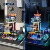 LUMIBRICKS Estación de tren flotante - Estación cyberpunk con tren de levitación magnética — 2 LUMIBRICKS Estación de tren flotante - Estación cyberpunk con tren de levitación magnética — 2