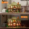 LUMIBRICKS Western Saloon - Wild West modular building set with LED lights, 2,016 pieces — 4 LUMIBRICKS Western Saloon - Wild West modular building set with LED lights, 2,016 pieces — 4
