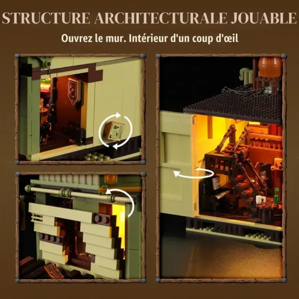 LUMIBRICKS Western Saloon - Taverne du Far West à construire avec éclairage LED, 2 016 pièces — 3 LUMIBRICKS Western Saloon - Taverne du Far West à construire avec éclairage LED, 2 016 pièces — 3