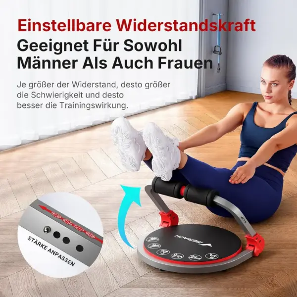 MERACH Core 8-in-1 - Klappbarer Bauchtrainer mit Rückstoßfeder — 3 MERACH Core 8-in-1 - Klappbarer Bauchtrainer mit Rückstoßfeder — 3