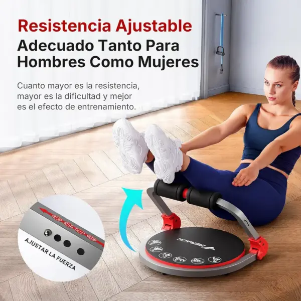 MERACH Core 8 en 1 - Entrenador abdominal con muelle de retroceso — 3 MERACH Core 8 en 1 - Entrenador abdominal con muelle de retroceso — 3