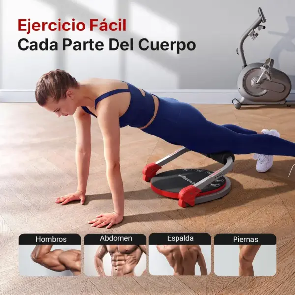 MERACH Core 8 en 1 - Entrenador abdominal con muelle de retroceso — 4 MERACH Core 8 en 1 - Entrenador abdominal con muelle de retroceso — 4