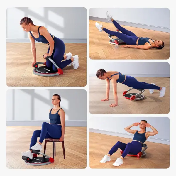 MERACH Core 8 en 1 - Entrenador abdominal con muelle de retroceso — 5 MERACH Core 8 en 1 - Entrenador abdominal con muelle de retroceso — 5