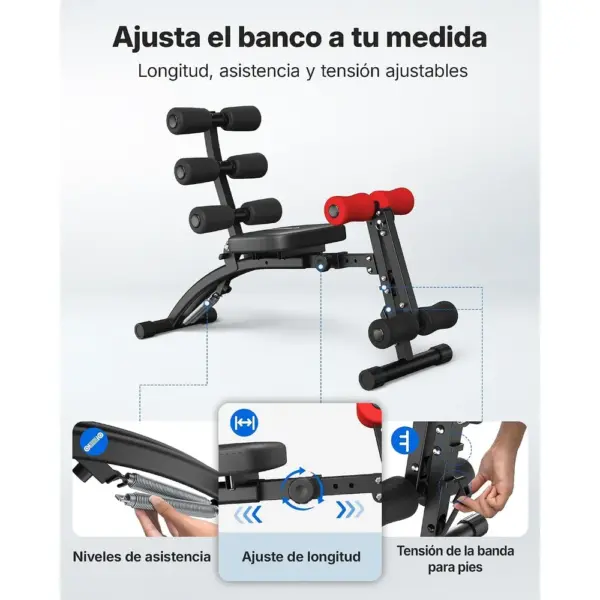 MERACH MR-2415 - Banco de abdominales ajustable — 5 MERACH MR-2415 - Banco de abdominales ajustable — 5
