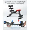 MERACH MR-2415 - Banc d’abdos multifonction réglable — 5 MERACH MR-2415 - Banc d’abdos multifonction réglable — 5