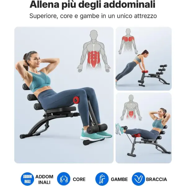 MERACH MR-2415 - Panca per addominali regolabile — 2 MERACH MR-2415 - Panca per addominali regolabile — 2