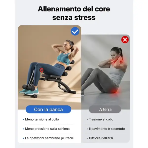 MERACH MR-2415 - Panca per addominali regolabile — 3 MERACH MR-2415 - Panca per addominali regolabile — 3