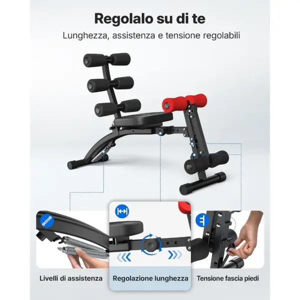 MERACH MR-2415 - Panca per addominali regolabile — 5 MERACH MR-2415 - Panca per addominali regolabile — 5