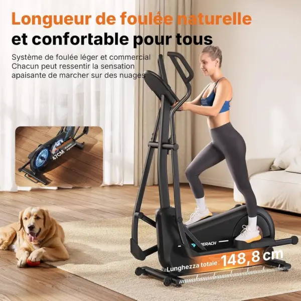 MERACH MR-E27B1 - Vélo elliptique auto-alimenté, foulée 47 cm — 2 MERACH MR-E27B1 - Vélo elliptique auto-alimenté, foulée 47 cm — 2