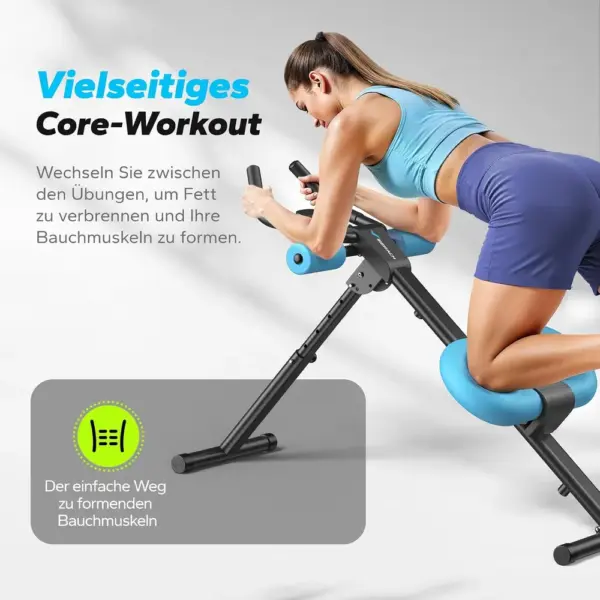 MERACH 2314 - Klappbarer Bauchtrainer mit LCD und Rollen — 2 MERACH 2314 - Klappbarer Bauchtrainer mit LCD und Rollen — 2