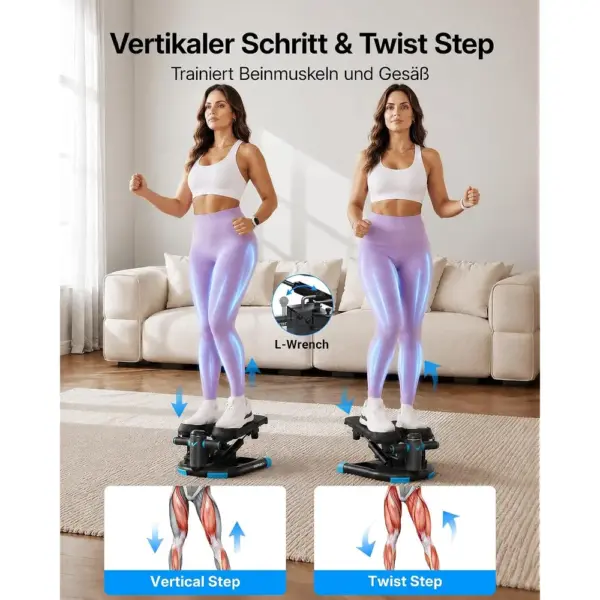 MERACH MR-2403 - 2-in-1 Mini-Stepper mit Twist-Funktion — 2 MERACH MR-2403 - 2-in-1 Mini-Stepper mit Twist-Funktion — 2