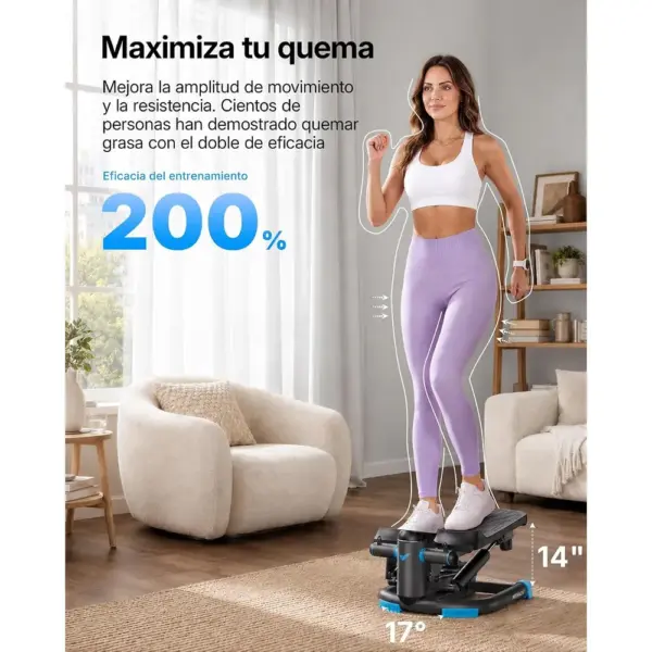 MERACH MR-2403 - Mini stepper 2 en 1 vertical y giratorio — 3 MERACH MR-2403 - Mini stepper 2 en 1 vertical y giratorio — 3
