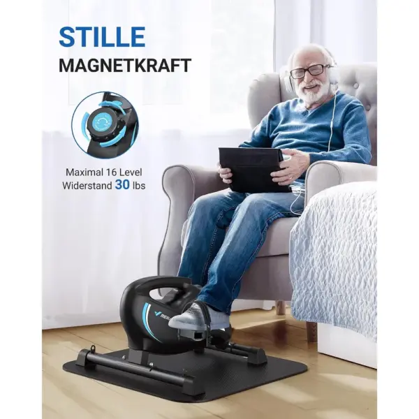 MERACH S04 - Pedaltrainer für Arme und Beine mit 16 Magnetstufen — 3 MERACH S04 - Pedaltrainer für Arme und Beine mit 16 Magnetstufen — 3