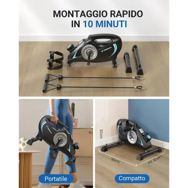 MERACH S04 - Pedaliera magnetica per braccia e gambe — 5 MERACH S04 - Pedaliera magnetica per braccia e gambe — 5