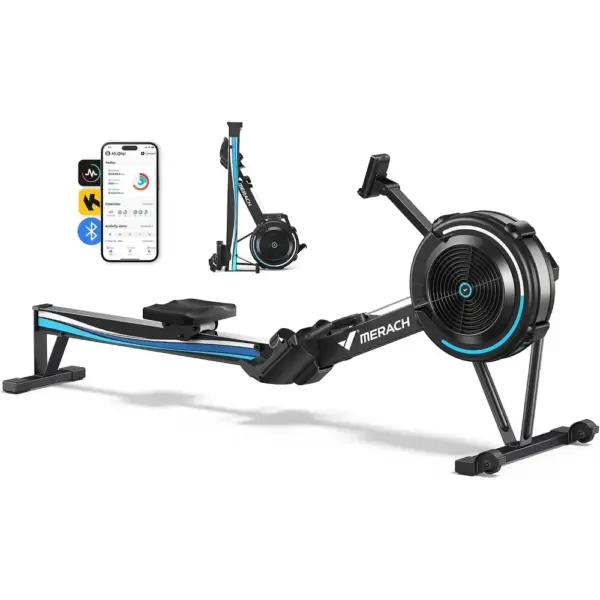 MERACH MR-R11 - Luftwiderstand-Rudergerät mit 10 Stufen und App — 1 MERACH MR-R11 - Luftwiderstand-Rudergerät mit 10 Stufen und App — 1