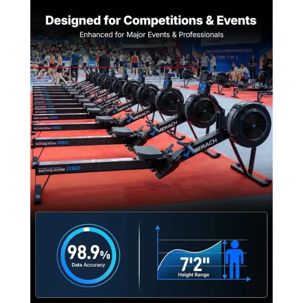 MERACH NovaRow R50 - air resistance rowing machine — 4 MERACH NovaRow R50 - air resistance rowing machine — 4