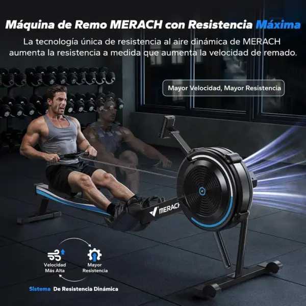 MERACH R50 - Máquina de remo de aire de 10 niveles — 3 MERACH R50 - Máquina de remo de aire de 10 niveles — 3