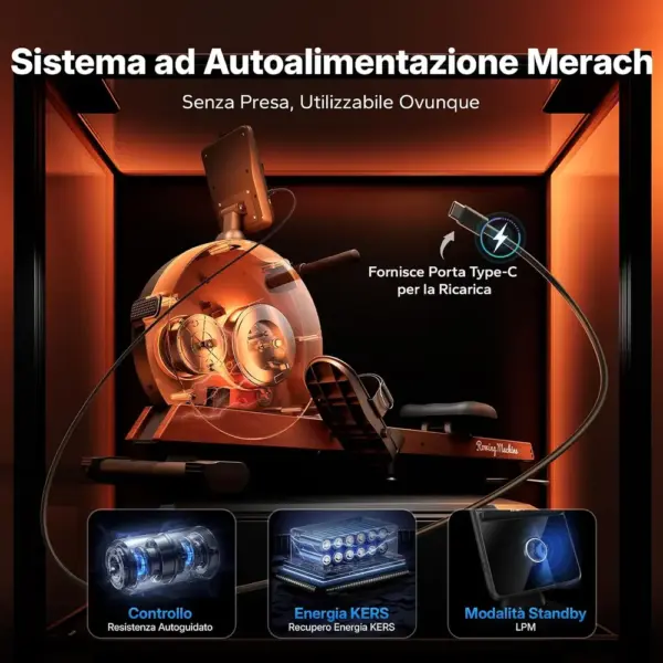 MERACH Novarow Q3 - Vogatore magnetico autoalimentato — 3 MERACH Novarow Q3 - Vogatore magnetico autoalimentato — 3