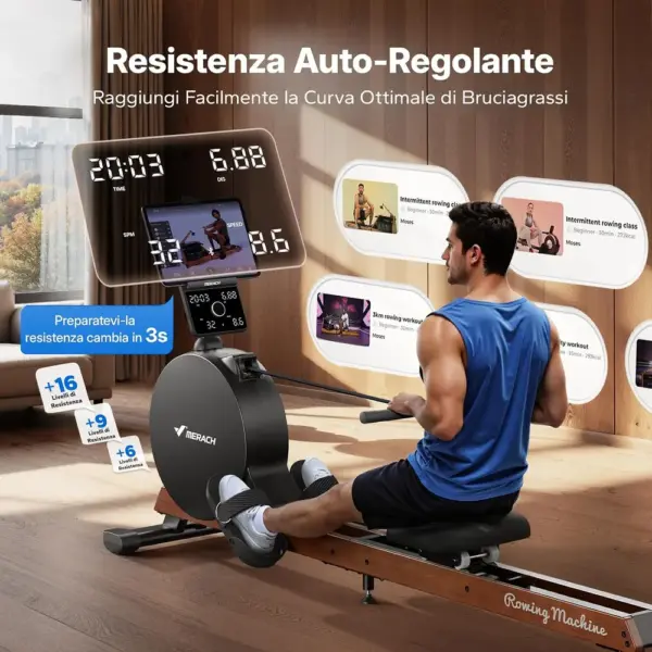 MERACH Novarow Q3 - Vogatore magnetico autoalimentato — 4 MERACH Novarow Q3 - Vogatore magnetico autoalimentato — 4